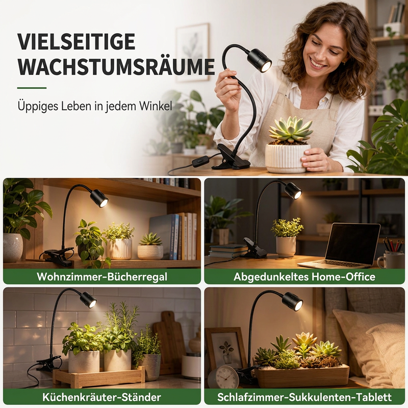 🌱 50% RABATT! 💡 Vollspektrum-LED-Pflanzenlampe – Fördert Wachstum & Blüte ✨