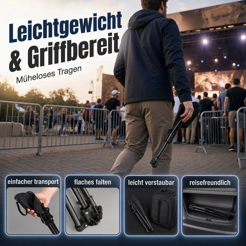 ⛺ 50 % Rabatt! Tragbarer Aluminium-Klapphocker – Leichter Sitz für Camping, Angeln & Outdoor-Aktivitäten