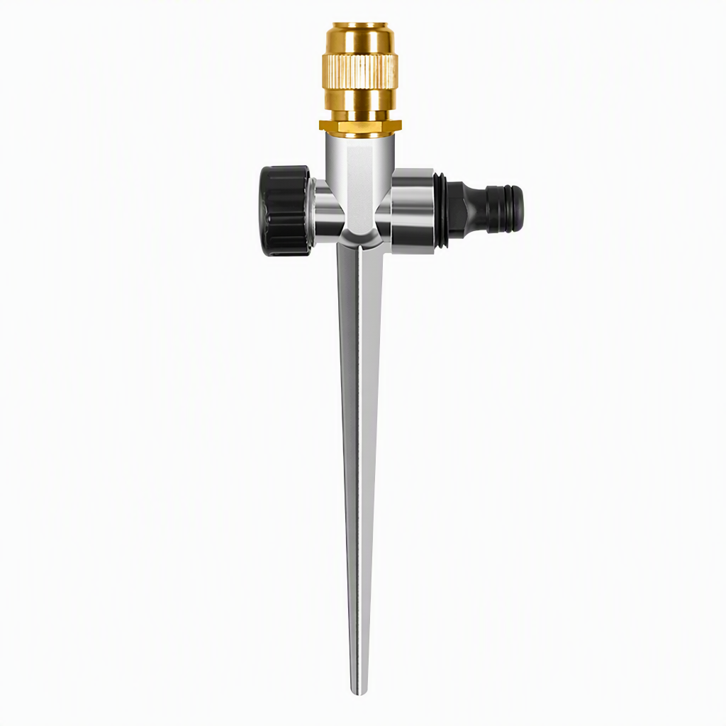 🌱 50 % Rabatt! Rotierender Gartensprinkler mit Messingdüse – Metall Rasensprenger für gleichmäßige Gartenbewässerung