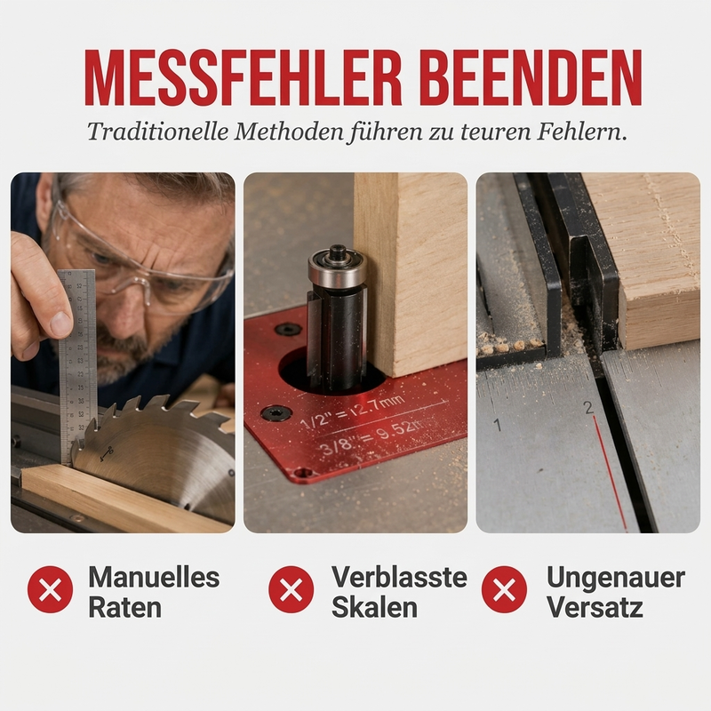 Einstellblöcke aus Aluminiumlegierung für die Holzbearbeitung