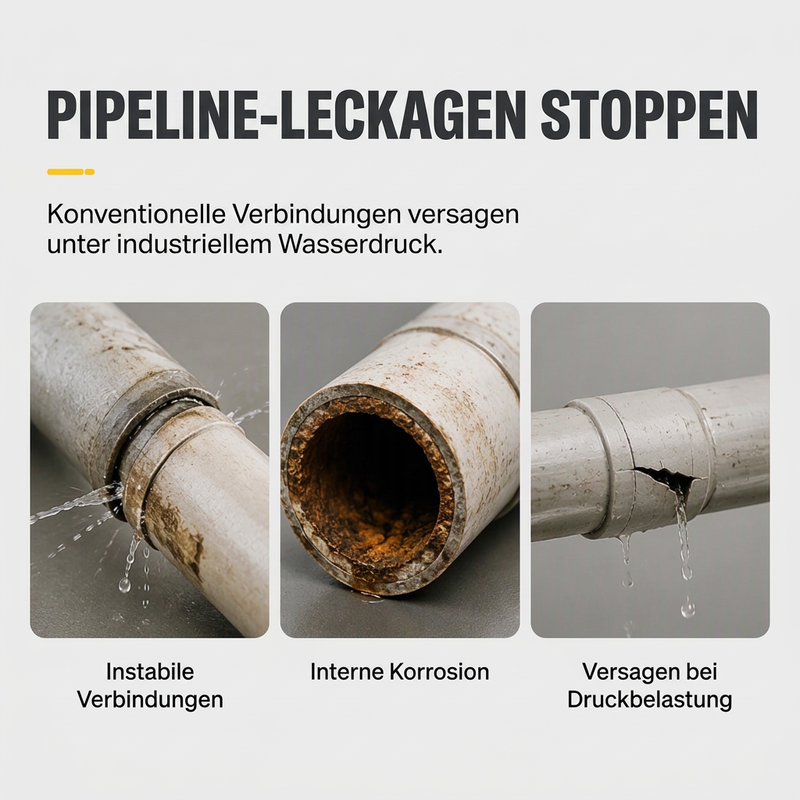 🔧 50 % RABATT💧 Elektroschweiß-Reparaturmuffe Rohrverbindungsteil, zuverlässiges Rohrverbindungsstück für Wasser- und Gasleitungen