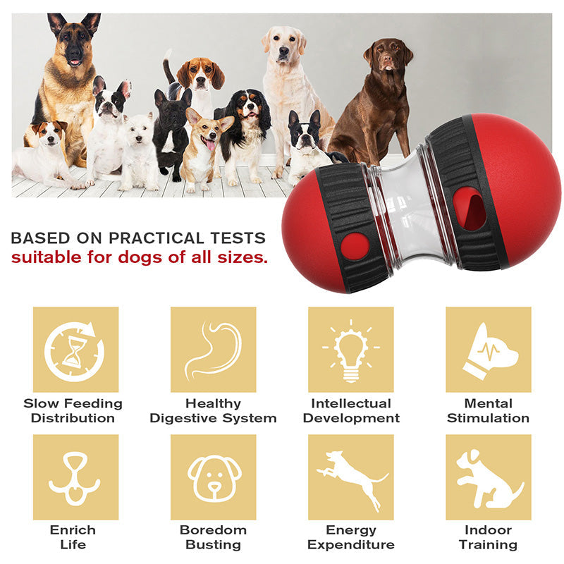 🐶🔥 50% RABATT!  Drehbarer Futterball für Hunde – langsames Fressen & interaktives Spielzeug, fördert die geistige Beschäftigung