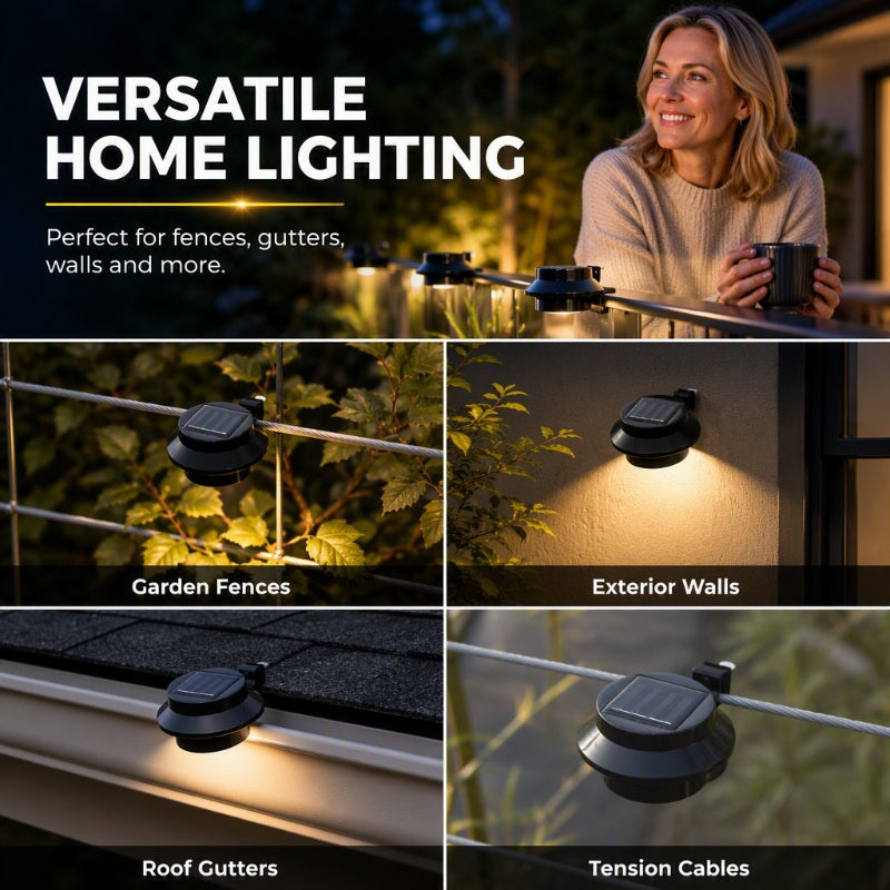 ☀️Solar-LED-Außenleuchte für Garten und Außenbereich
