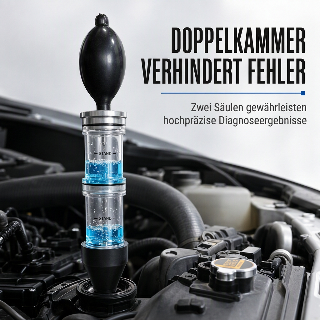 🔧  50% RABATT! 🚗 Lecksuchset für Benzin- & Dieselmotoren, schnelle Prüfung, inkl. Aufbewahrungstasche