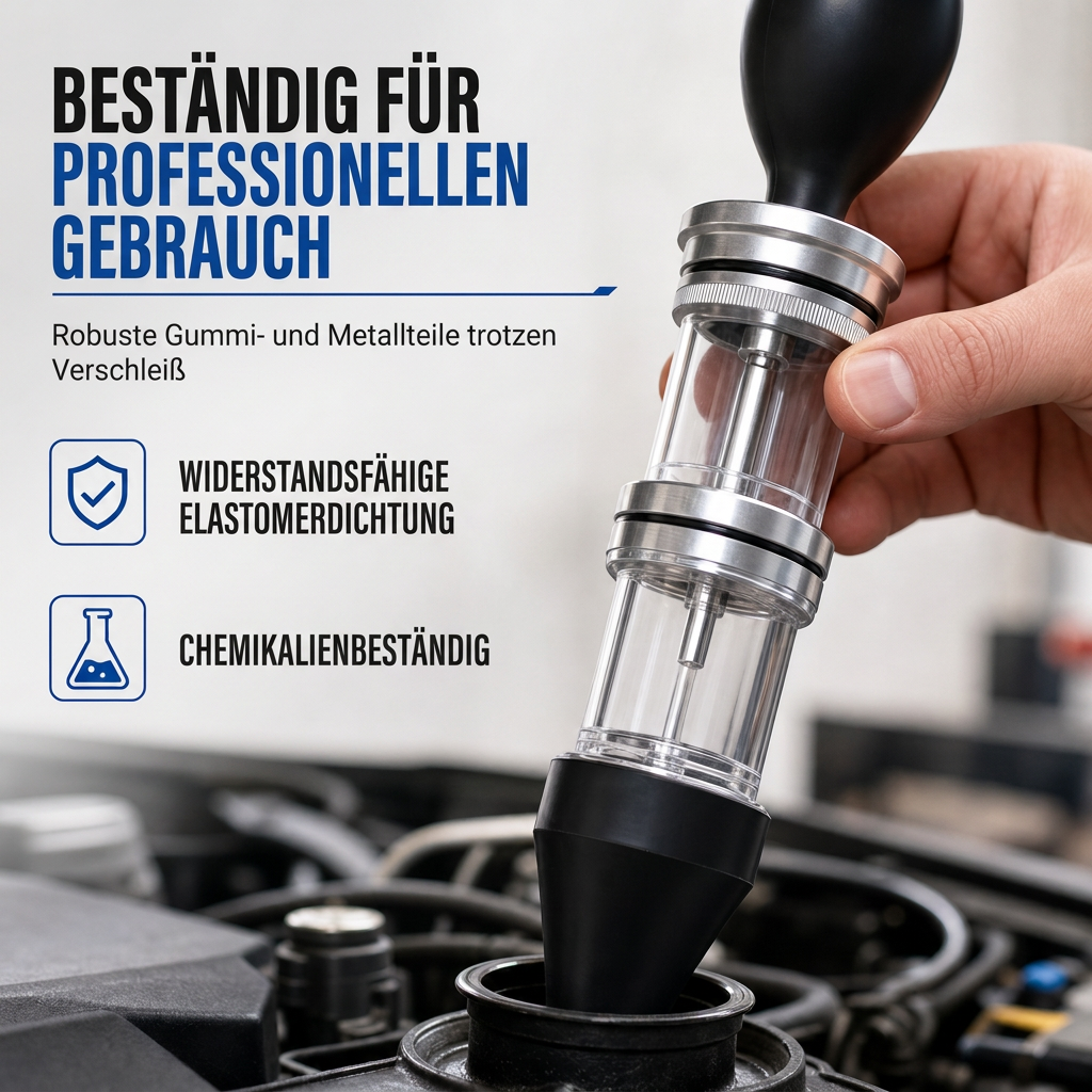 🔧  50% RABATT! 🚗 Lecksuchset für Benzin- & Dieselmotoren, schnelle Prüfung, inkl. Aufbewahrungstasche