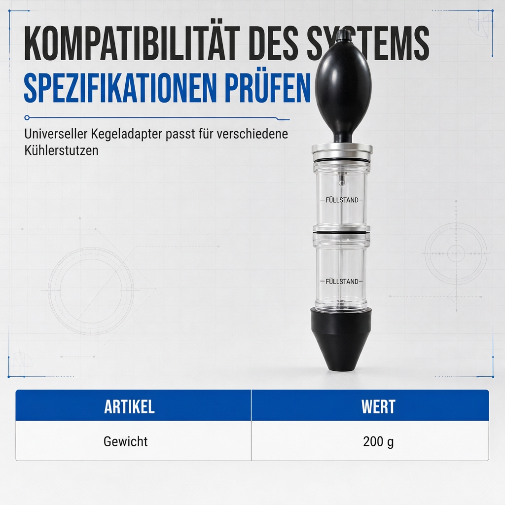 🔧  50% RABATT! 🚗 Lecksuchset für Benzin- & Dieselmotoren, schnelle Prüfung, inkl. Aufbewahrungstasche