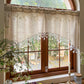 ⭐ Landhaus-Gardine mit Sternen – leichte Fenstervorhänge für Küche, Café & Zuhause