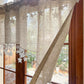 ⭐ Landhaus-Gardine mit Sternen – leichte Fenstervorhänge für Küche, Café & Zuhause