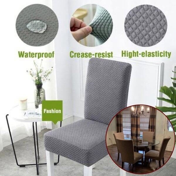 🪑 Verdickte elastische Stuhlhussen – universal passend für Essen, Hotel & Zuhause
