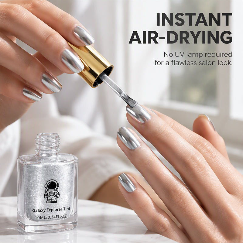 ⏰ Nur für kurze Zeit: 2 kaufen, 1 gratis 💅 Galaxy-Chrome-Nagellack, lufttrocknend ohne UV-Lampe, schnell trocknend