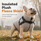 🐶 Wintermantel für Hunde mit integriertem Geschirr – warm, mit Reflektorstreifen, für kleine & mittlere Hunde