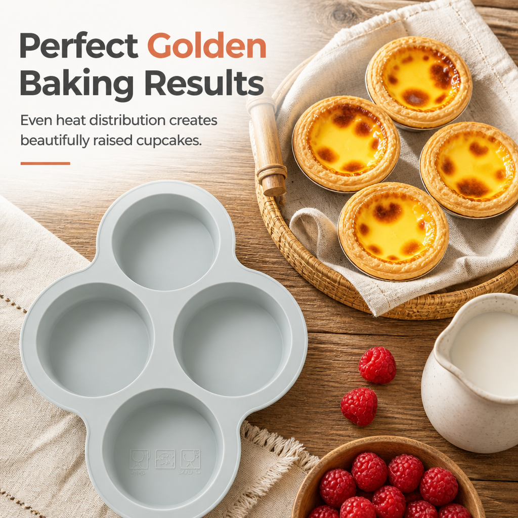 🧁 50% Rabatt! Flexible Silikon-Backform – sofortige Entformung, hitzebeständig, ideal für Kuchen, Pizza & Airfryer