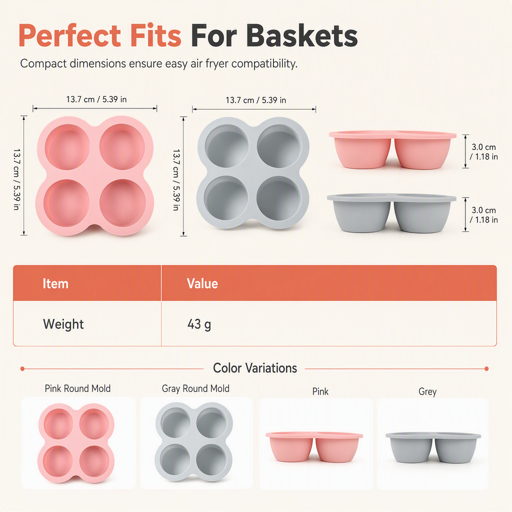 🧁 50% Rabatt! Flexible Silikon-Backform – sofortige Entformung, hitzebeständig, ideal für Kuchen, Pizza & Airfryer