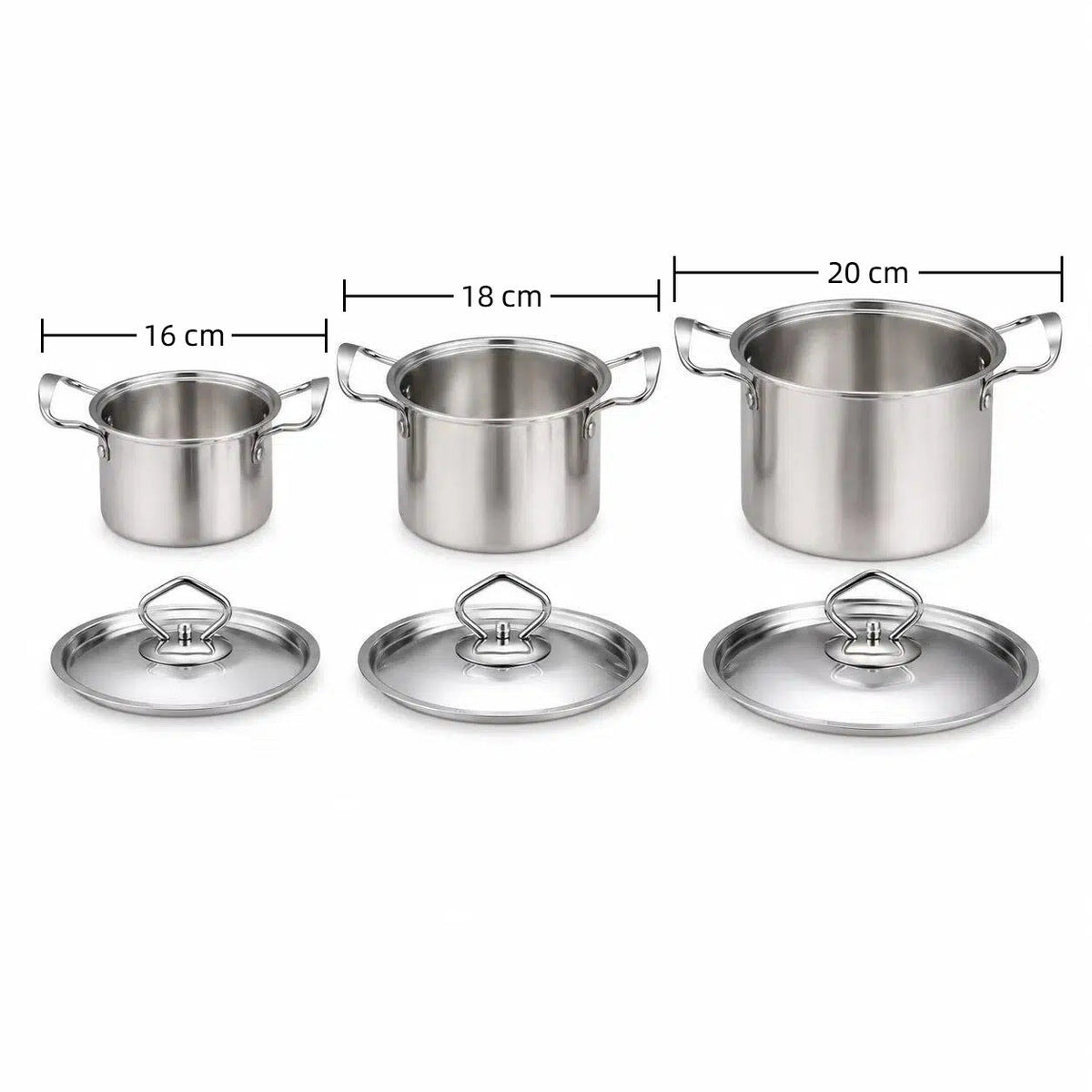 🍲 Suppentopf aus Borosilikatglas & Edelstahl – hitzebeständig, transparent & langlebig, mit Doppelgriffen