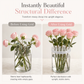 🎁 1+1 GRATIS💐 Silikon-Steckhilfe für Blumen – flexibles Gitter hält Blumen fest an Ort & Stelle, für Vasen & DIY
