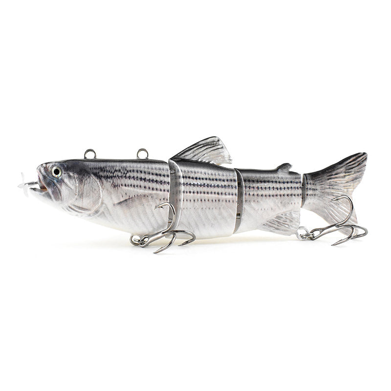 🎣 Elektronischer Mehrgelenk-Köder mit LED-Licht – realistische Schwimmaktion & leuchtende Anziehung für Raubfische
