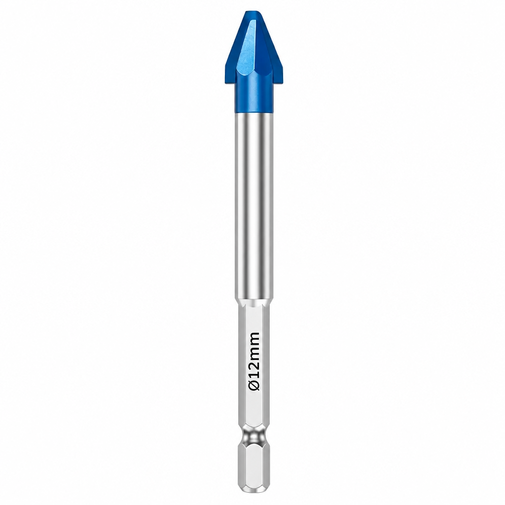 🔩 Hartmetall-Fliesenbohrer mit Sechskantschaft, 6–12 mm
