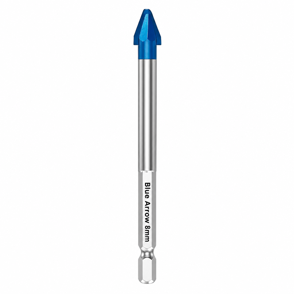 🔩 Hartmetall-Fliesenbohrer mit Sechskantschaft, 6–12 mm