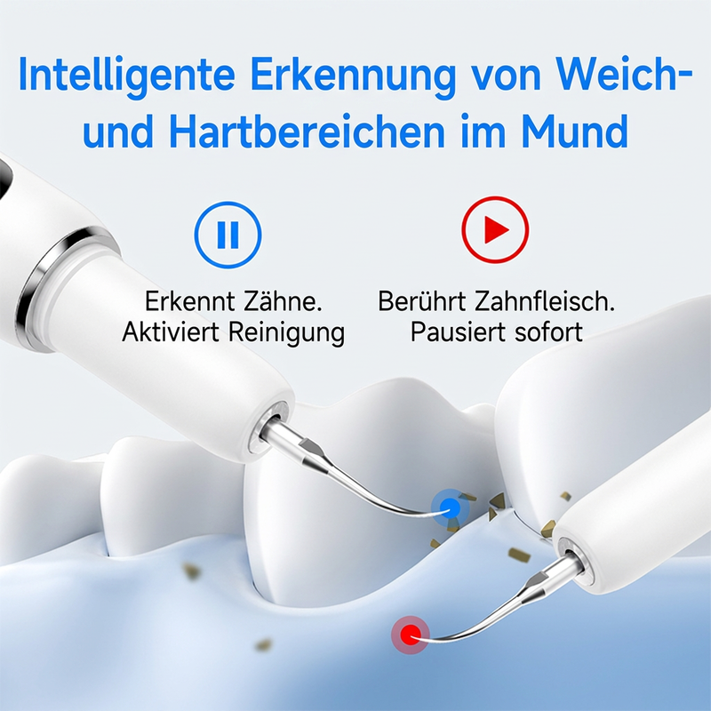 🦷✨ 50 % Rabatt! Tragbarer Ultraschall-Zahnreiniger – Zahnsteinentferner-Set für die Zahnpflege zuhause