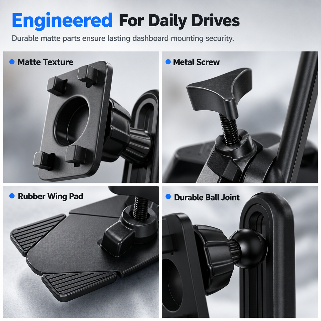 🚗 Kfz-Handyhalterung für CD-Schlitz & Lüftungsgitter – Schwerkraft-Mechanismus, 360° verstellbar, für Navigation