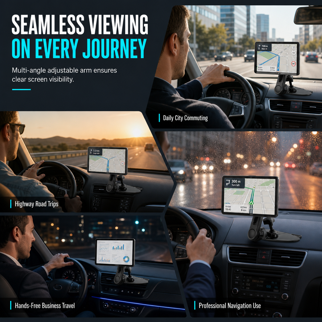 🚗 Kfz-Handyhalterung für CD-Schlitz & Lüftungsgitter – Schwerkraft-Mechanismus, 360° verstellbar, für Navigation