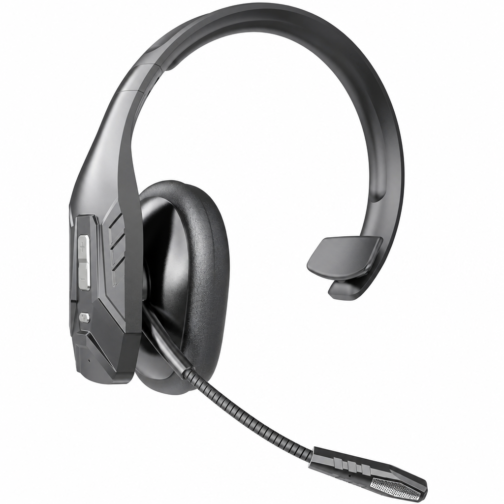 🎧 Bluetooth-Headset für Lkw-Fahrer & Fahrer – ENC-Geräuschunterdrückung, automatisches Pairing & langlebiger Akku