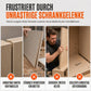 🔧 1 kaufen, 1 gratis – Montagehilfe für Kleiderschränke, stufenförmige Bohrlehre für präzise Lochausrichtung