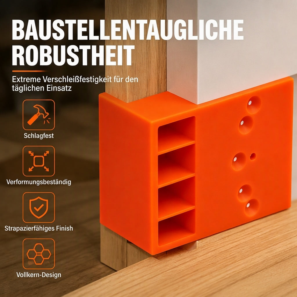 🔧 1 kaufen, 1 gratis – Montagehilfe für Kleiderschränke, stufenförmige Bohrlehre für präzise Lochausrichtung