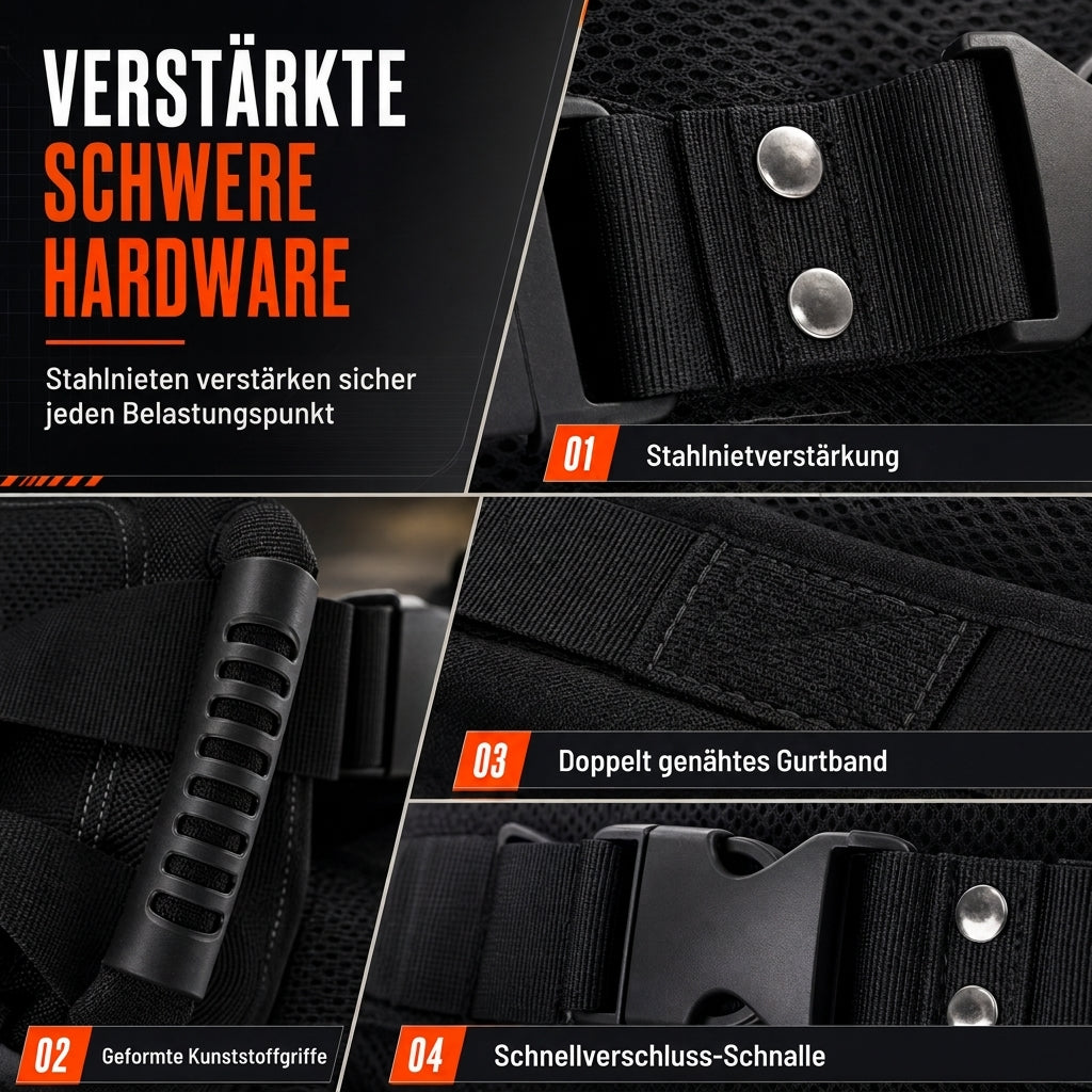 🏍️ 50% Rabatt – Haltegurt für Motorrad-Sozius & Beifahrer, Sicherheitsgriff für ATV & Schneemobil