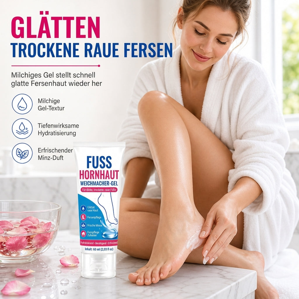 🦶 2 kaufen, 1 gratis! Urea-Fußgel – Feuchtigkeit, Peeling & Schutz vor Rissen in einem💧