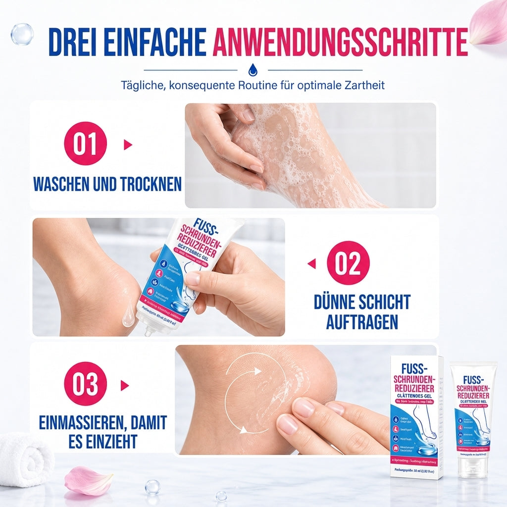 🦶 2 kaufen, 1 gratis! Urea-Fußgel – Feuchtigkeit, Peeling & Schutz vor Rissen in einem💧