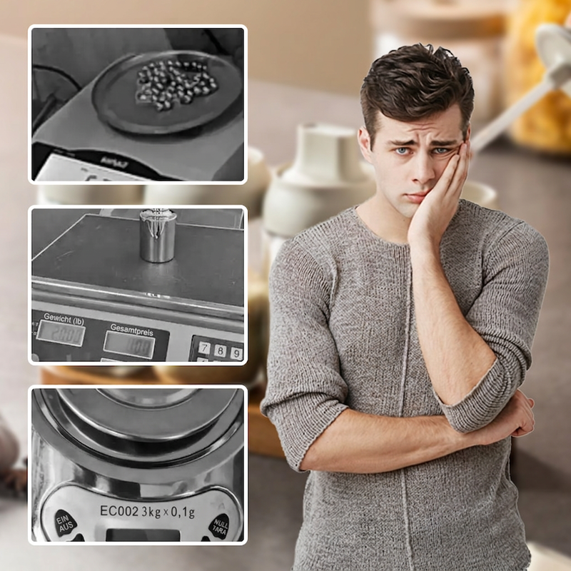 ⚖️🫘 Mini-Taschenwaage im Autoschlüssel-Design – 0,01 g Genauigkeit, ideal für Kaffeebohnen, Gewürze & Barista-Zubehör