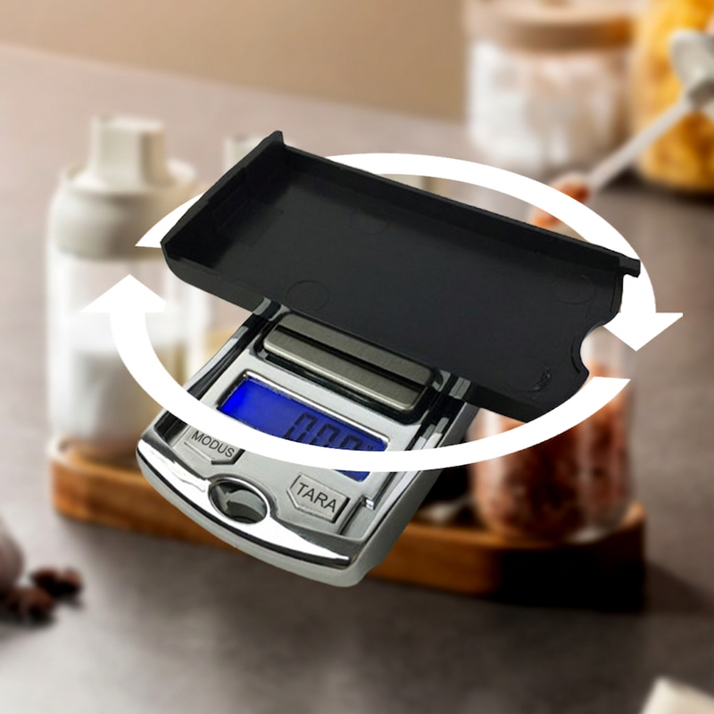 ⚖️🫘 Mini-Taschenwaage im Autoschlüssel-Design – 0,01 g Genauigkeit, ideal für Kaffeebohnen, Gewürze & Barista-Zubehör