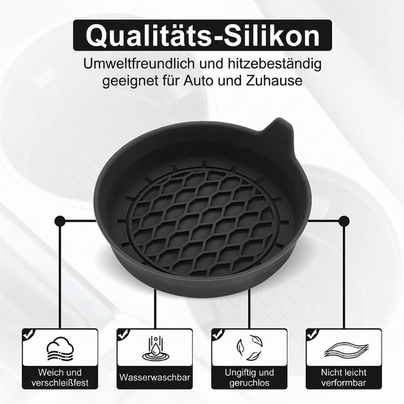 📢📢Kaufe 1，erhalte 1 gratis!!⏰Silikonuntersetzer für Auto-Becherhalter