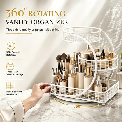 💄 Kosmetik-Organizer für Schminktisch & Badezimmer – Aufbewahrungsregal für Lippenstifte, Cremes & Pflegeprodukte