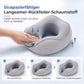 ✈️ U-förmiges Reisekissen aus Memory Foam – Eisseidenbezug & Magnetverschluss, tragbares Nackenkissen