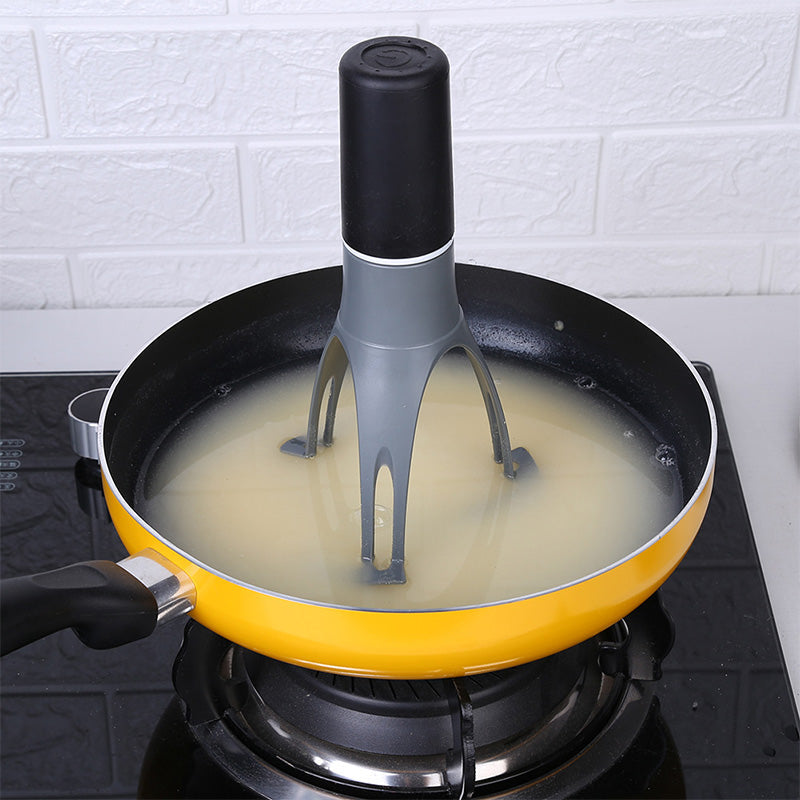 🍳 Automatischer Dreiecksmixer – elektrischer Küchenhelfer zum mühelosen Rühren von Eiern, Teig & Saucen