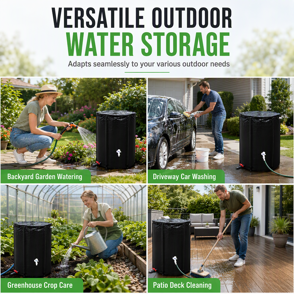 💧 Tragbarer faltbarer Wasserkanister 50L – platzsparende Wasseraufbewahrung für Camping, Outdoor & Notfälle
