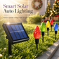 Solar Powered 5 in 1 Diamond Facet Bulb Ground Stake Lights for Garden Courtyard Holiday Decoration