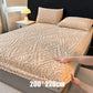 🛏️ Einzelnes Spannbettlaken aus Milchfaser-Plüsch – 360° rundum elastisch & kuschelig weich