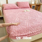 🛏️ Einzelnes Spannbettlaken aus Milchfaser-Plüsch – 360° rundum elastisch & kuschelig weich