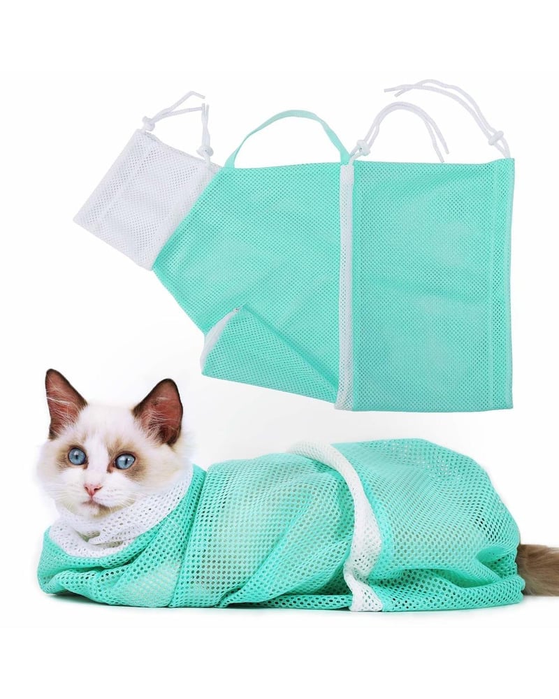 🐱 Katzenbadetasche mit Anti-Kratz-Schutz – für Baden, Krallenschneiden & Pflege, sicher & stressfrei