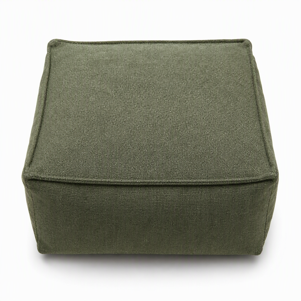 📢 50% RABATT! 🧺 Aufbewahrungs-Pouf-Hülle – Großer Reißverschluss, waschbar & 45x45x23cm ✨