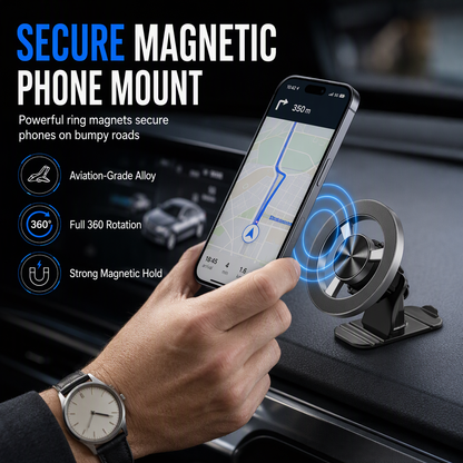 🚗 50% RABATT! 🧲 Magnetische Handyhalterung – Fürs Armaturenbrett & starker Halt ✨