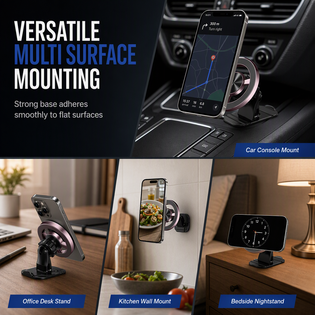 🚗 50% RABATT! 🧲 Magnetische Handyhalterung – Fürs Armaturenbrett & starker Halt ✨