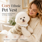 🐶 Warme, verdickte Pullover-Weste für kleine & mittlere Hunde sowie Katzen – mit hohem Kragen für Herbst & Winter