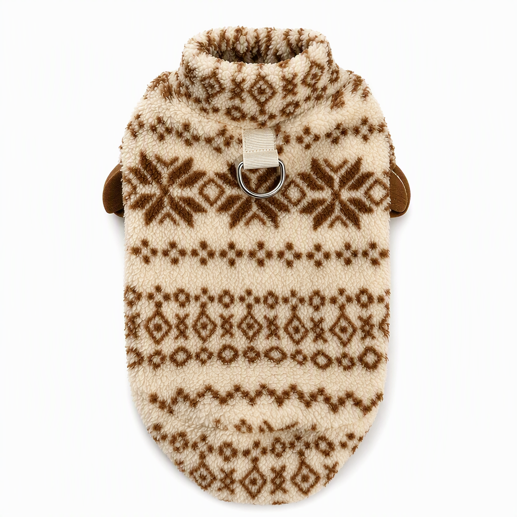 🐶 Warme, verdickte Pullover-Weste für kleine & mittlere Hunde sowie Katzen – mit hohem Kragen für Herbst & Winter