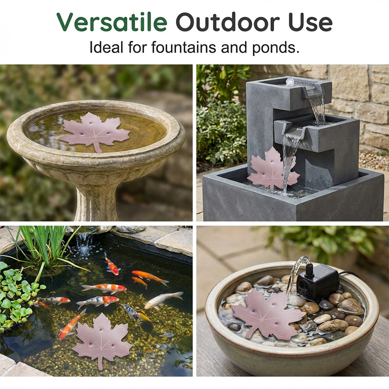 🐦🍁 Vogeltränke in Ahornblatt-Form – Gartendeko mit Wasserstelle für Vögel, leicht zu reinigen