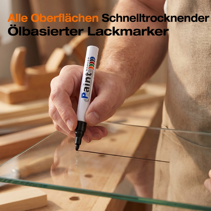 🎁1+1 GRATIS⏰ Wasserfester Lack- & Reifenmarker – farbige Permanentmarker, witterungsbeständig & abriebfest