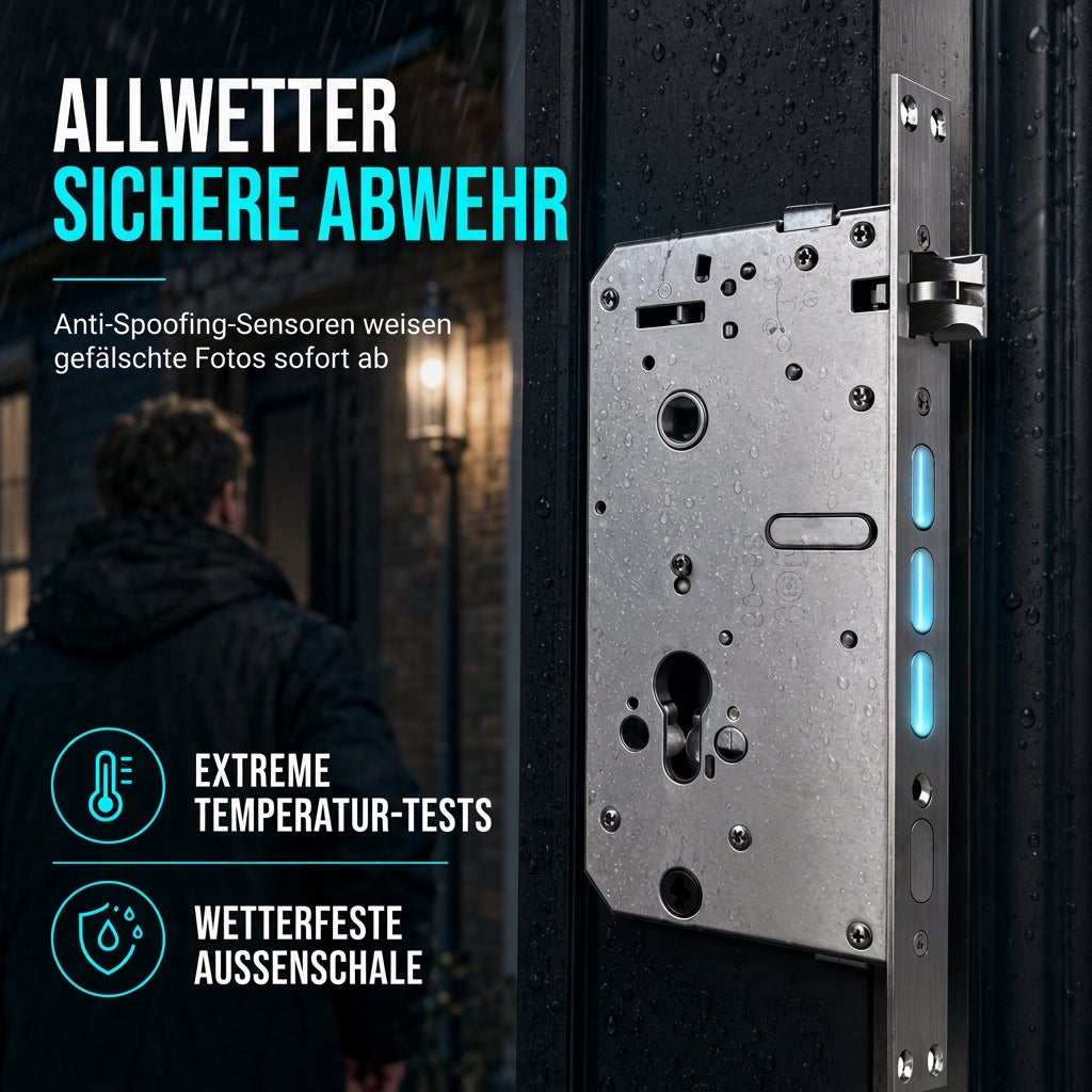 🔐 50% Rabatt! 🚪Smartes Türschloss mit Fingerabdruck, Gesichtserkennung & Fernzugriff